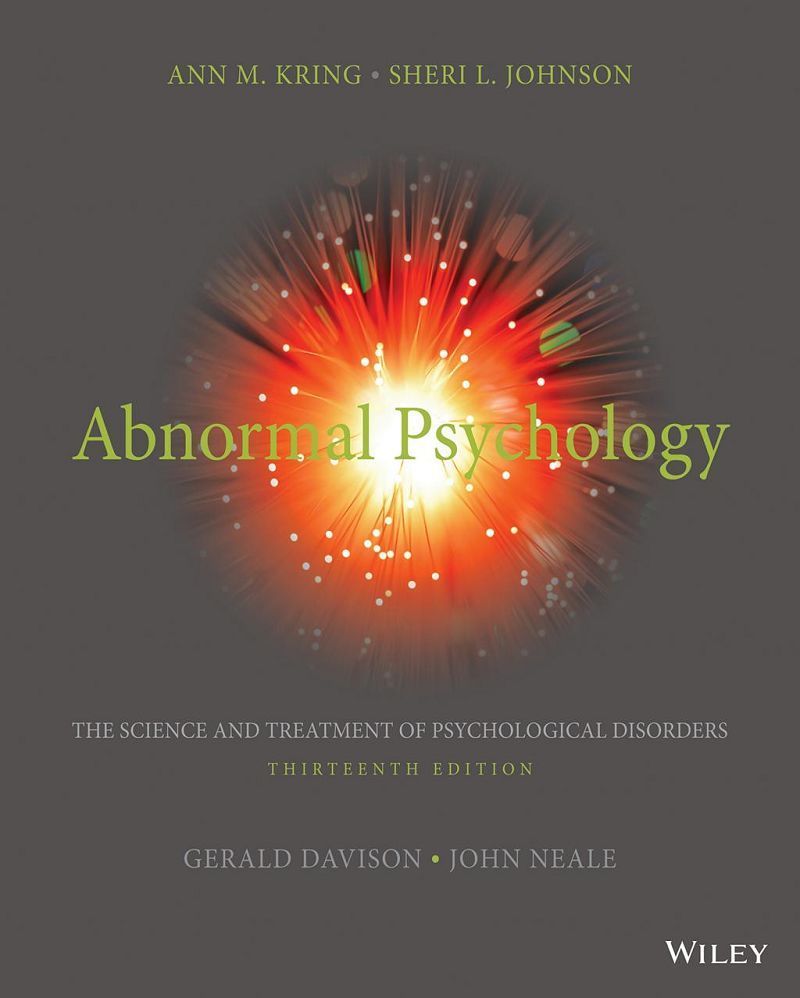 Abnormal Psychology The Science And Treatment of Phychological Disorders 13th Edition