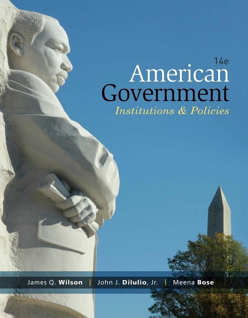 American Government Institutions & Policies 14th Edition