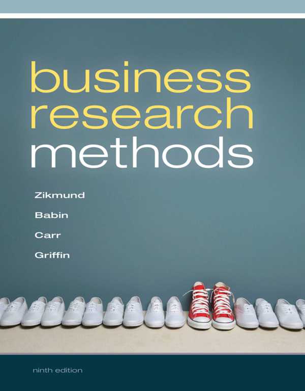 Business Research Methods 9th Edition