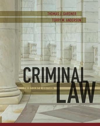 Criminal Law 13th Edition