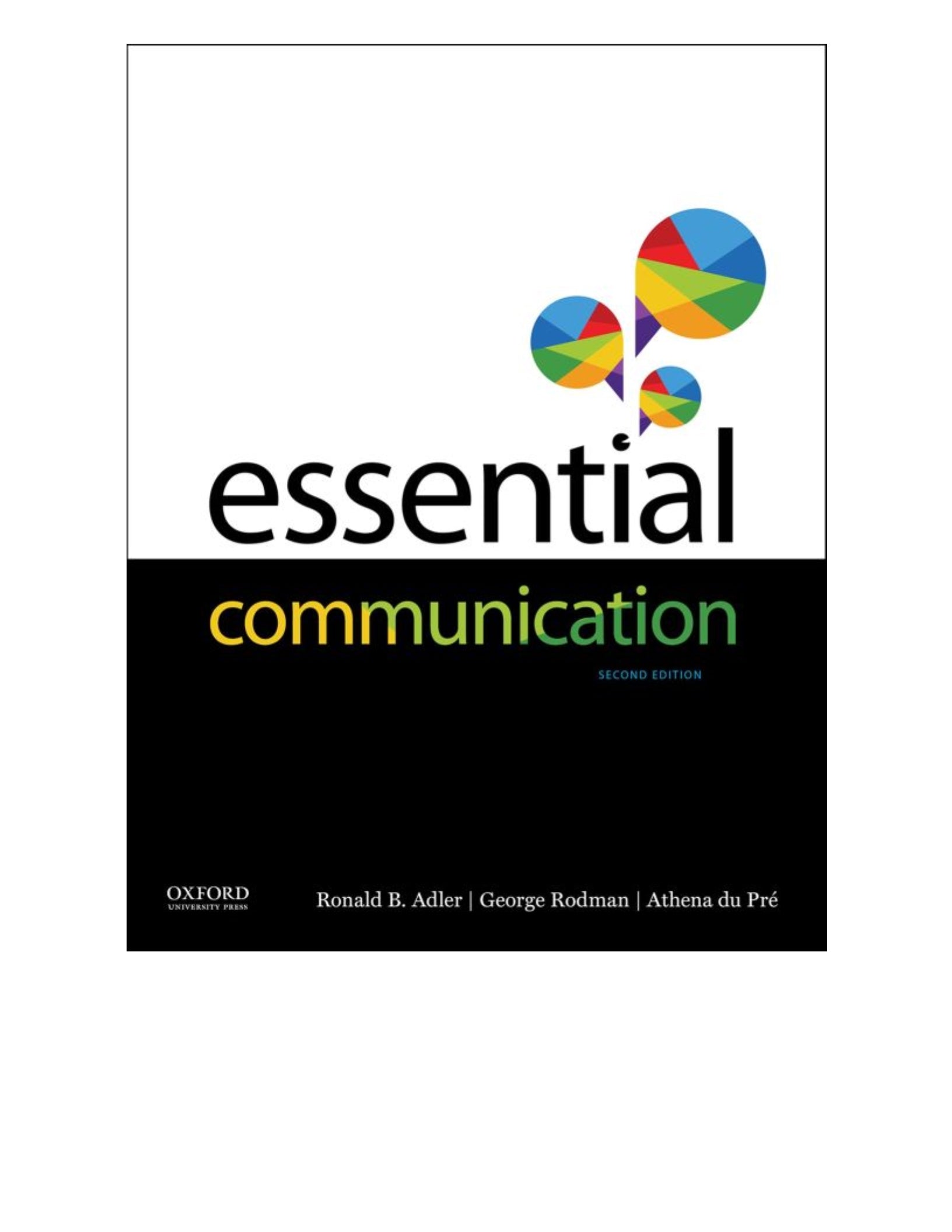 Essential Communication 2nd Edition