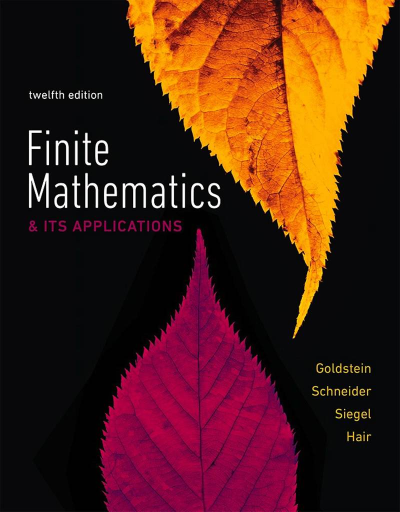 Finite Mathematics & Its Applications 12th Edition