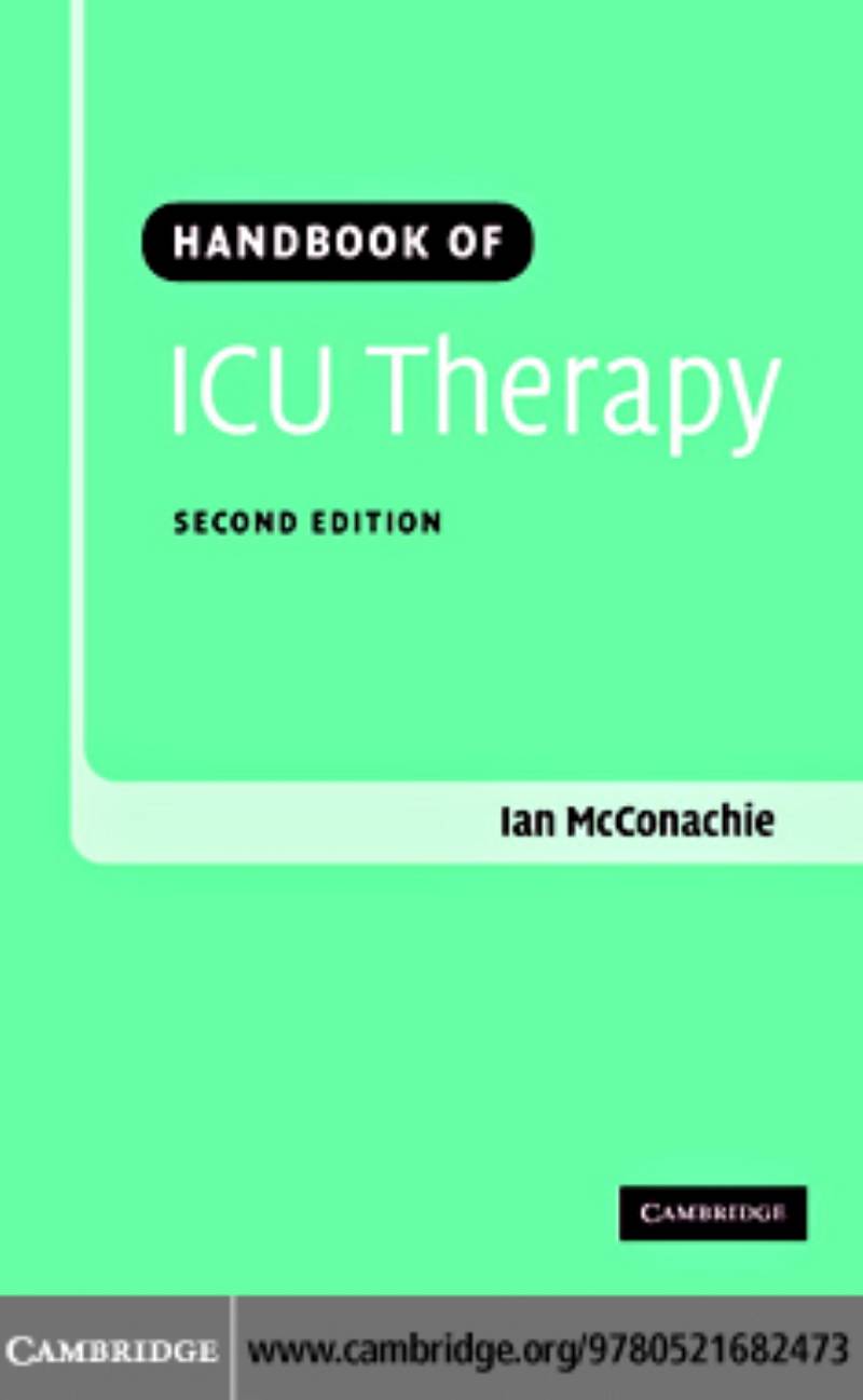 Handbook of ICU Therapy 2nd Edition