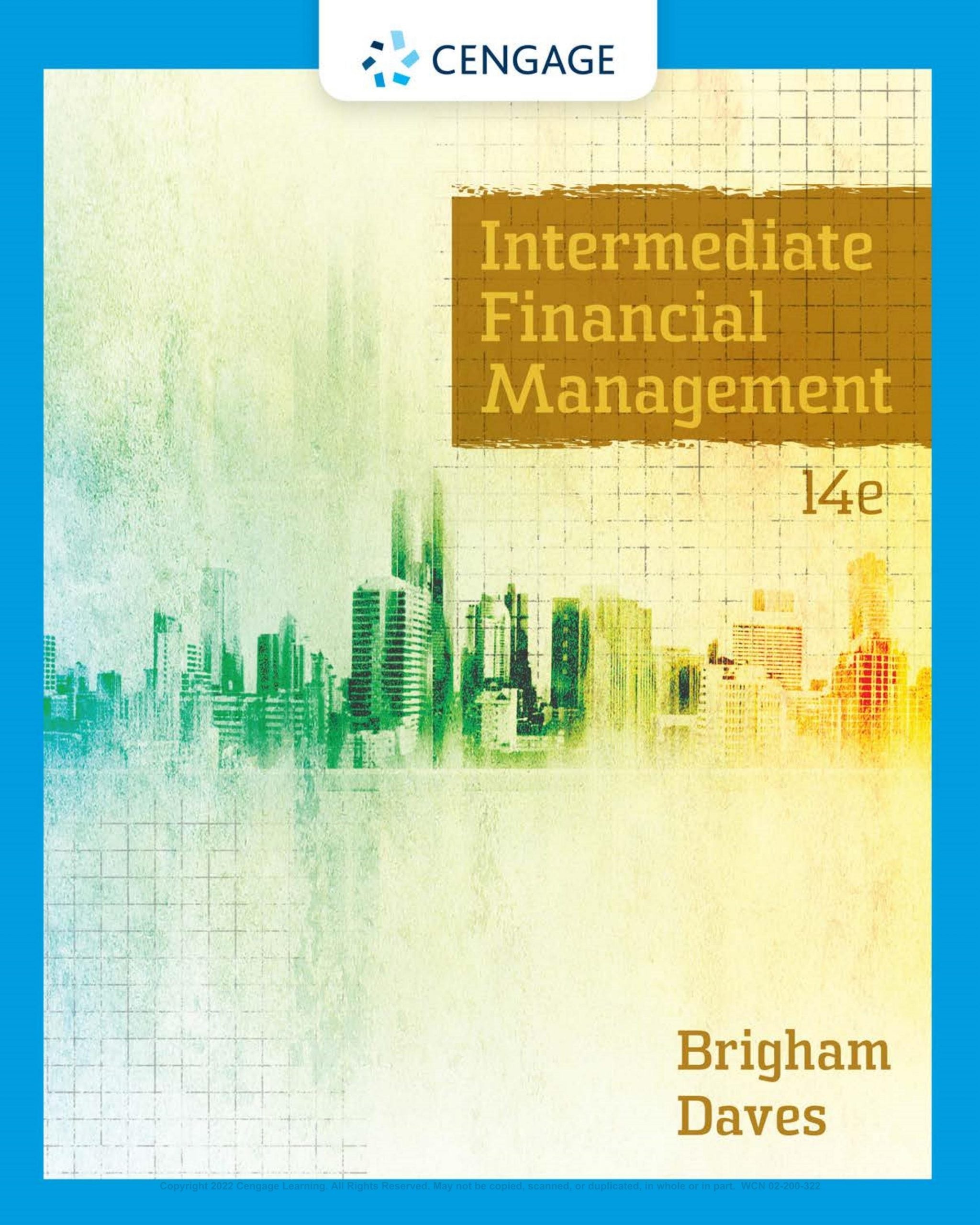 Intermediate Financial Management 14th Edition