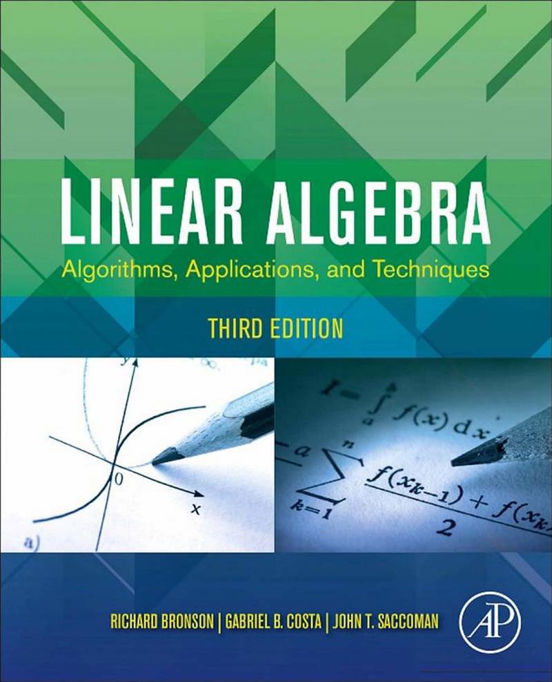 Linear Algebra Algorithms Applications and Techniques 3rd Edition