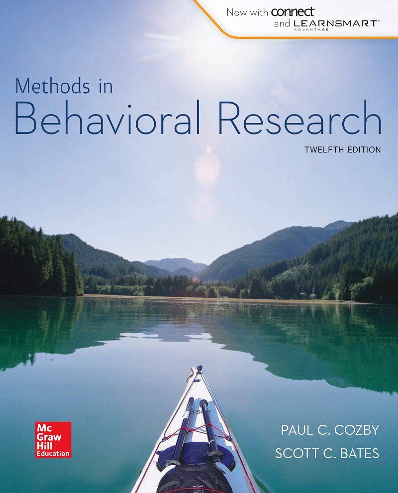 Methods in Behavioral Research 12th Edition