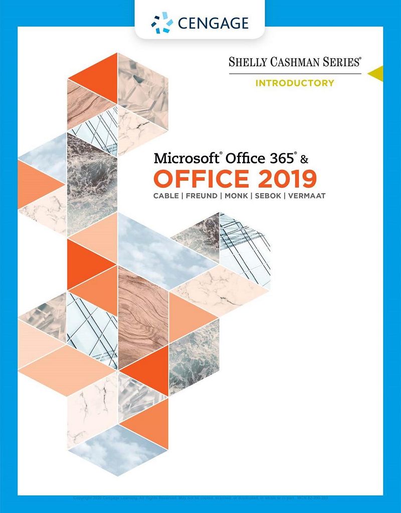 Shelly Cashman Series Microsoft Office 365 & Office 2019 Introductory