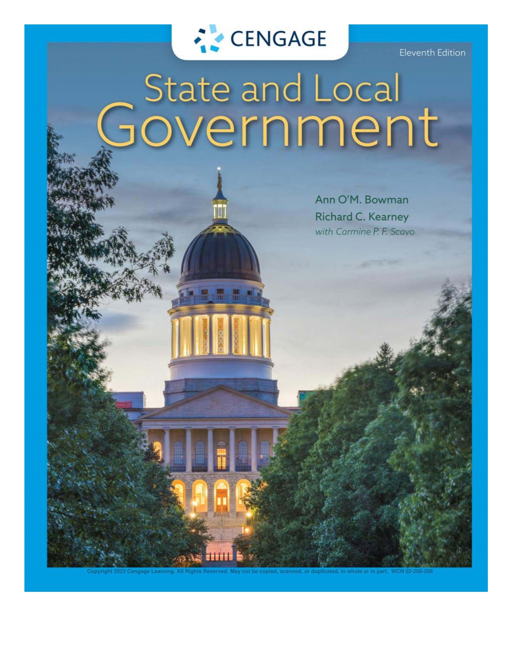 State and Local Government 11th Edition