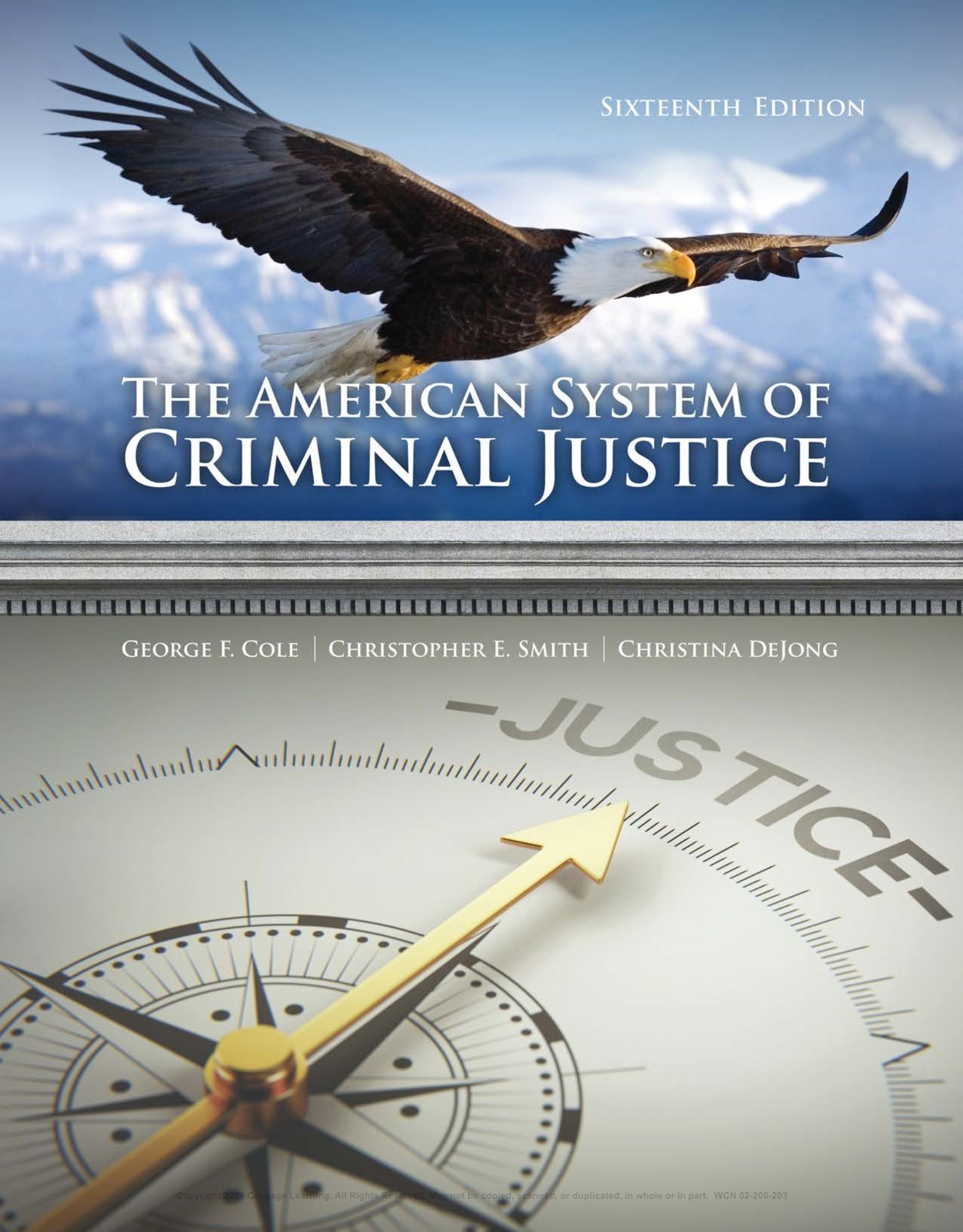 The American System of Criminal Justice 16th Edition